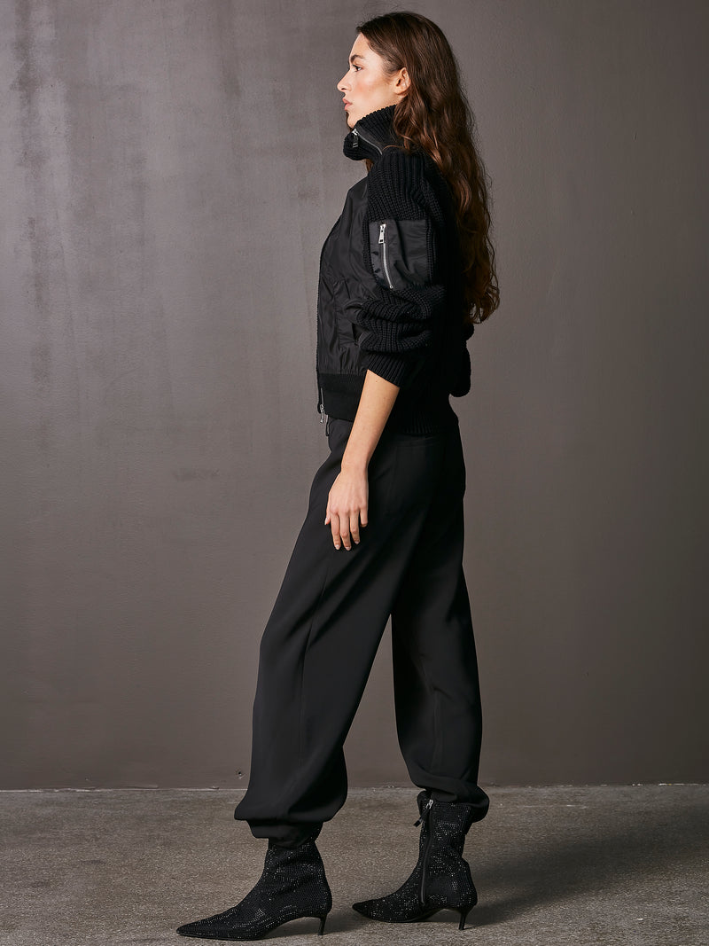 NÜ VIAN trousers Trousers Black