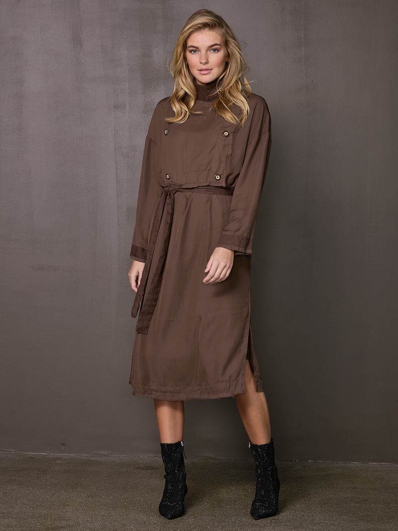 NÜ VIBEKE dress Dresses 224 Dark Brown