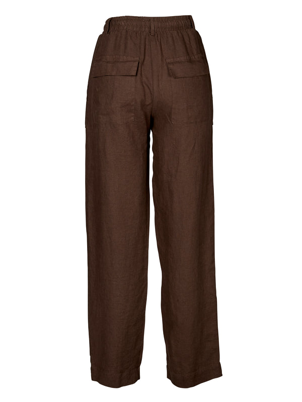 NÜ VIBEKE trousers Trousers 224 Dark Brown