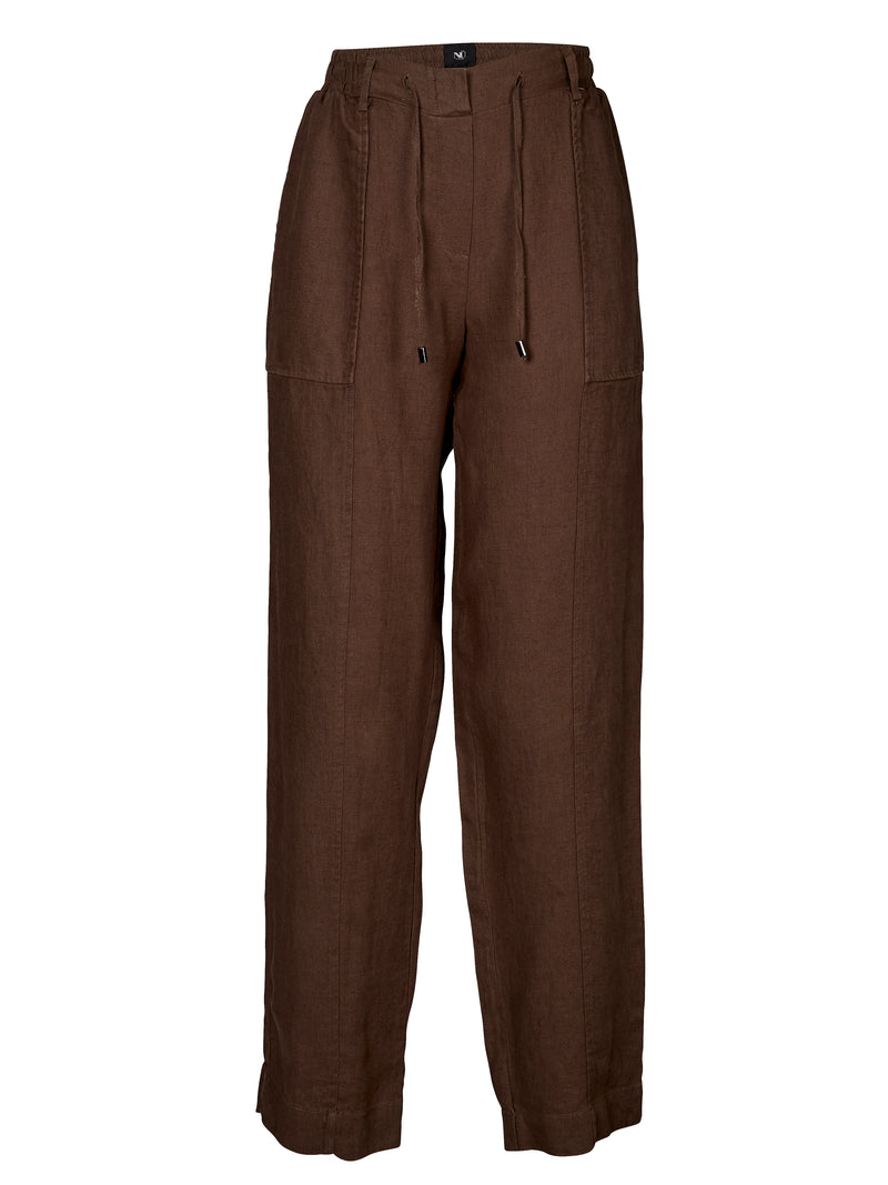 NÜ VIBEKE trousers Trousers 224 Dark Brown