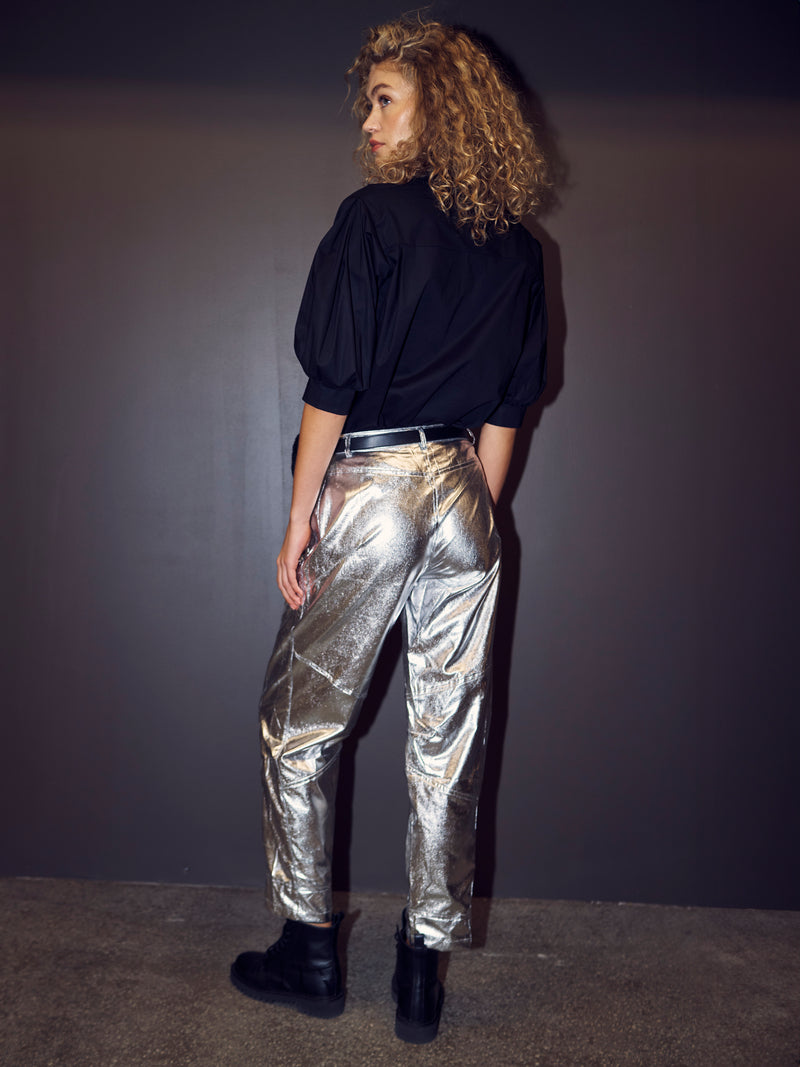 NÜ VIOL trousers Trousers 022 Silver