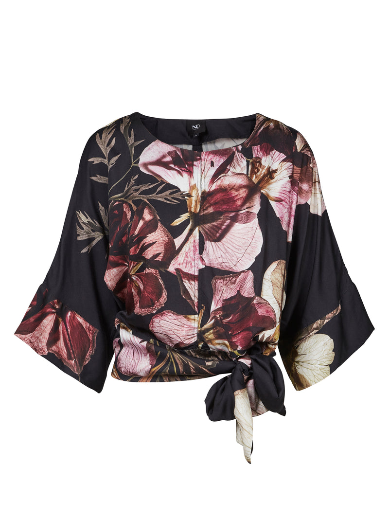 NÜ VIVA blouse Blouses Black mix