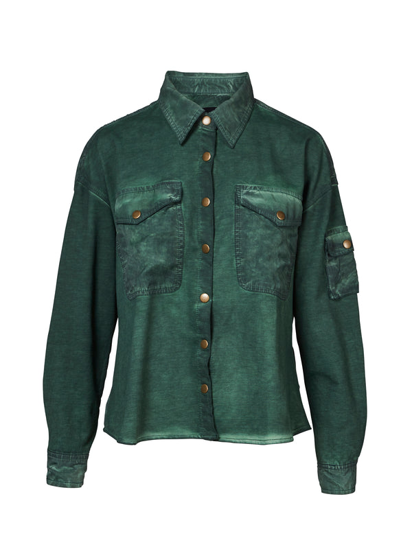 NÜ Verona shirt Shirts 358 Green Absolute