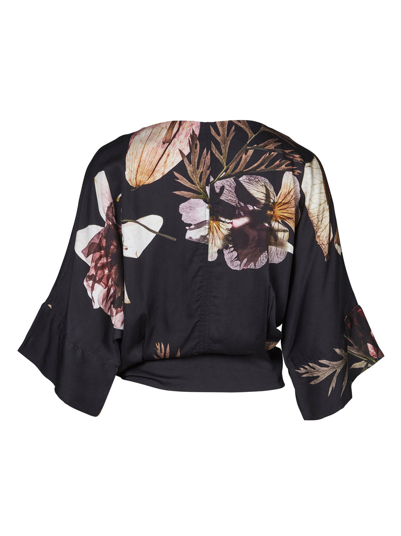 NÜ VIVA blouse Blouses Black mix