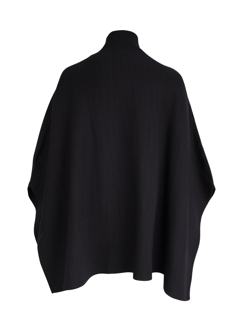 NÜ XIAO poncho Ponchos Black