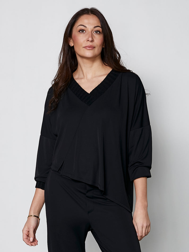 NÜ YADE blouse Blouses Black