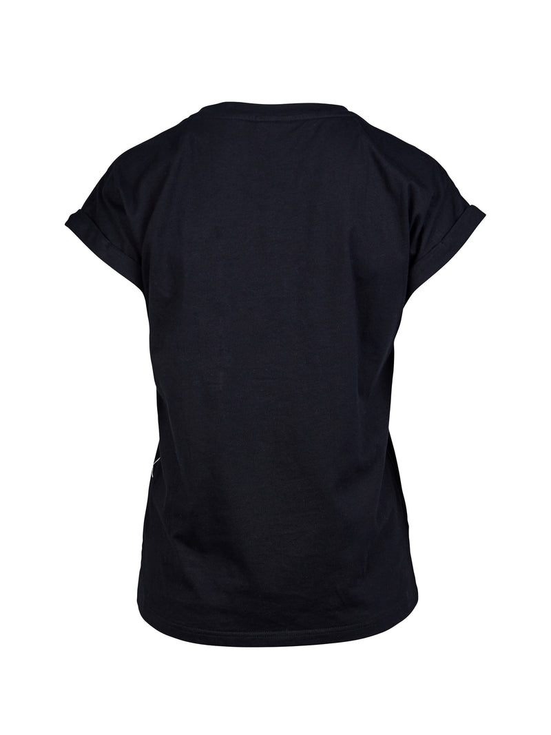 NÜ YANISA t-shirt OFF Tops and T-shirts Black