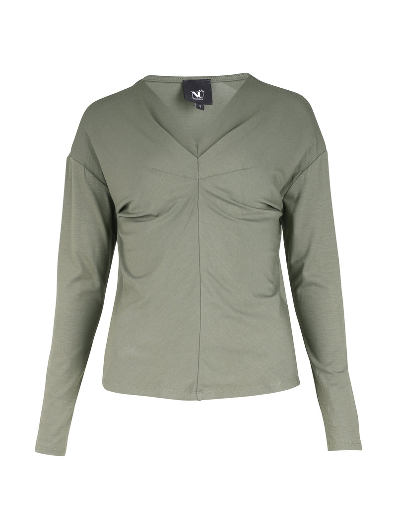 NÜ YASMI long-sleeved t-shirt Tops and T-shirts 316 Olive