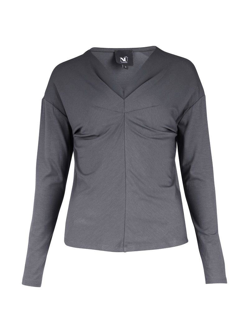 NÜ YASMI long-sleeved t-shirt Tops and T-shirts 987 dark grey