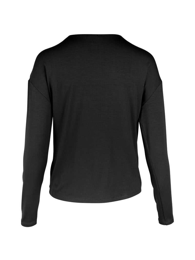 NÜ YASMI long-sleeved t-shirt Tops and T-shirts Black