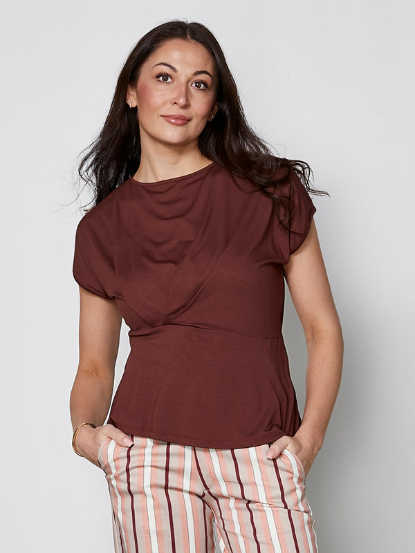NÜ YASMI top Tops and T-shirts 685 Berry red
