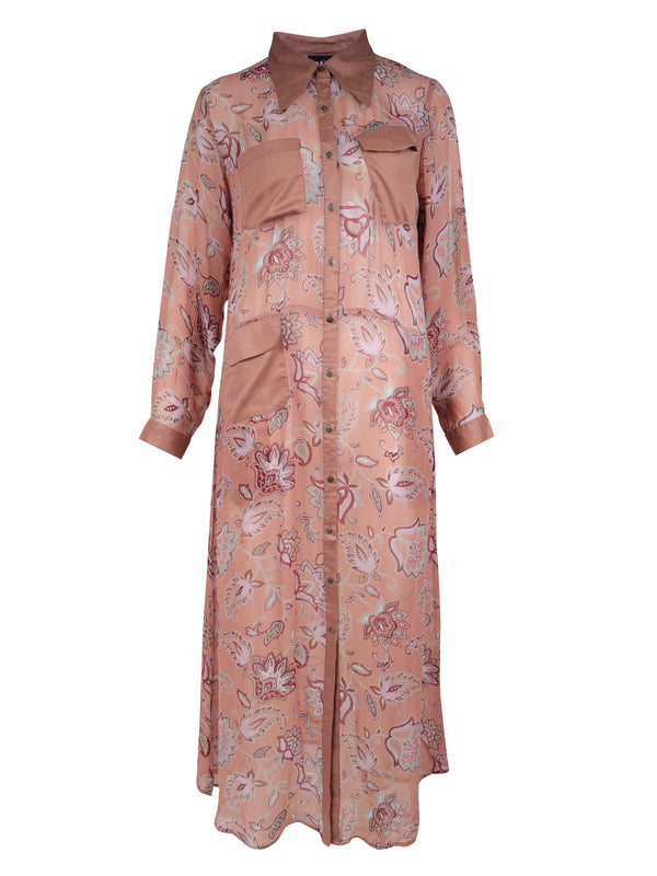 YDUN Dress Peach Puff mix – NÜ Denmark UK - Main Image