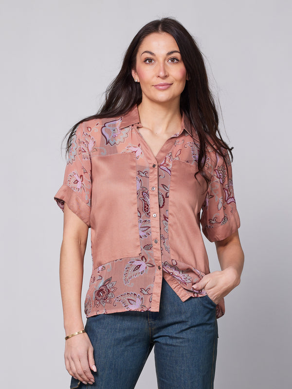 NÜ YDUN shirt Shirts 646 Peach Puff mix