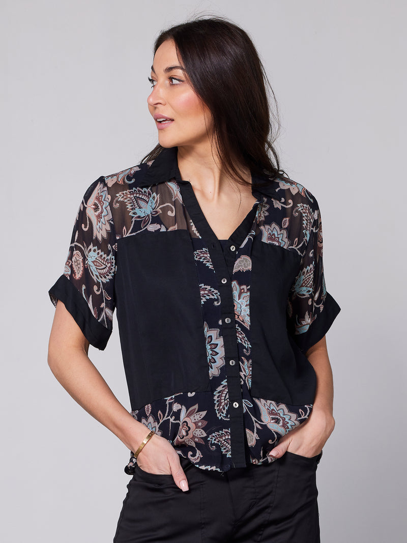 NÜ YDUN shirt Shirts Black mix