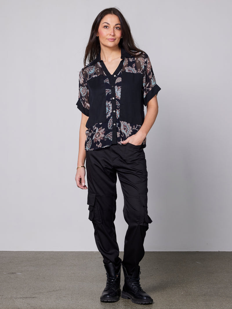 NÜ YDUN shirt Shirts Black mix