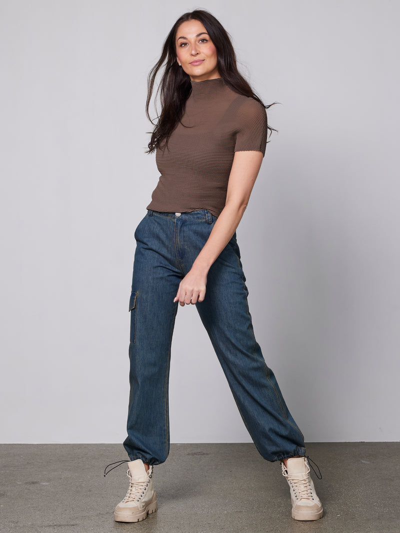 NÜ YENNY trousers Trousers 481 Denim blue