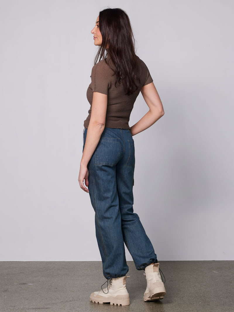 NÜ YENNY trousers Trousers 481 Denim blue