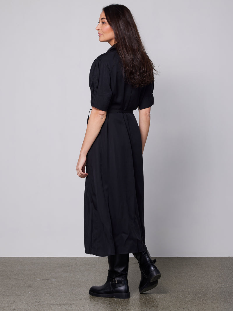 NÜ YMKE pleated dress Dresses Black