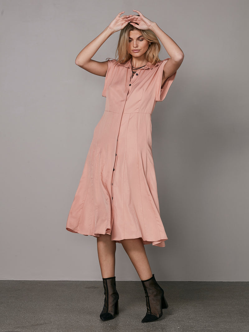 NÜ YMKE short-sleeved dress Dresses 646 Peach puff