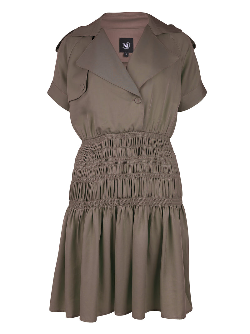 NÜ YMKE smock dress Dresses 230 Mud