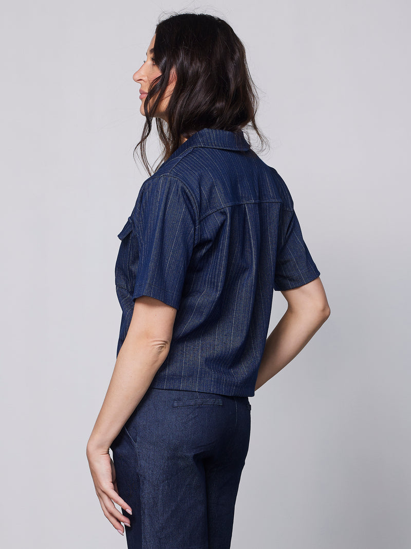 NÜ YNN blouse Blouses 467 Blue Stripe
