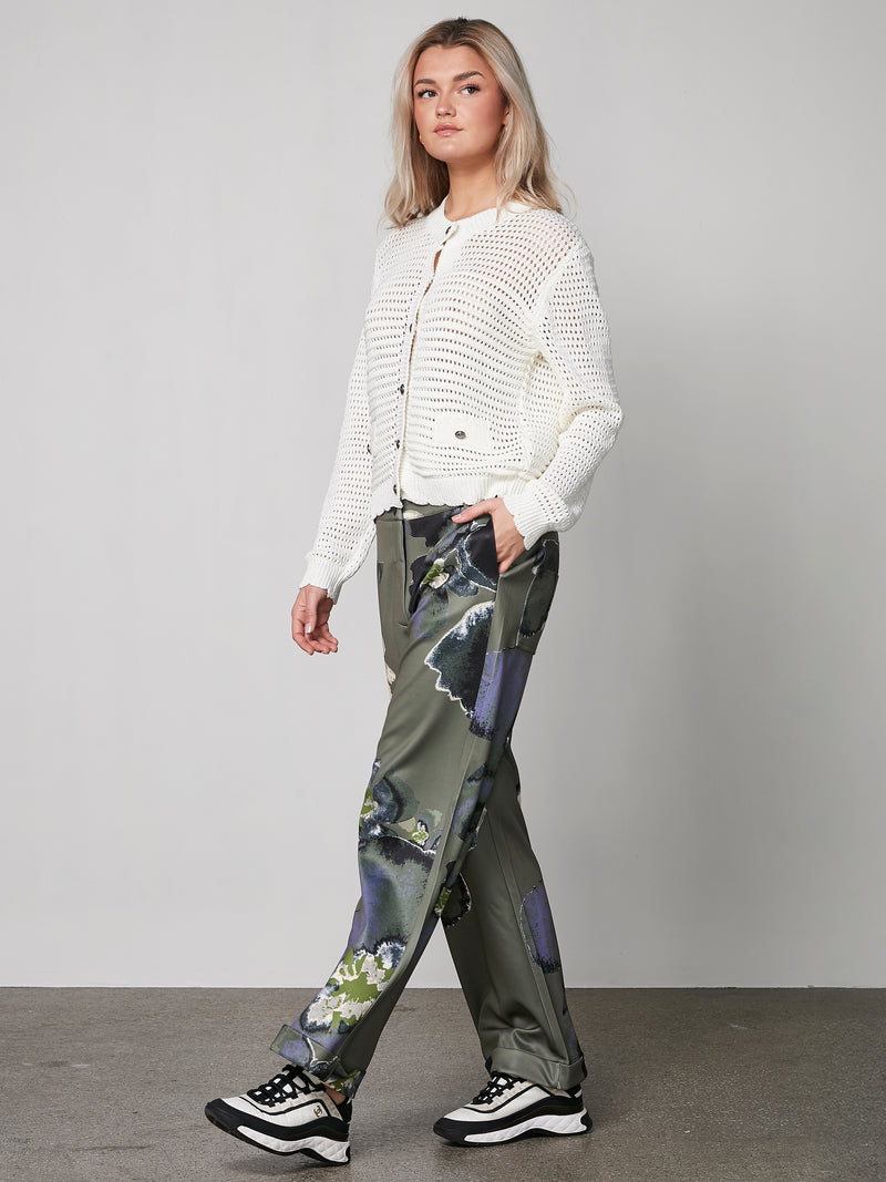 NÜ YOKO trousers Trousers 316 Olive Mix