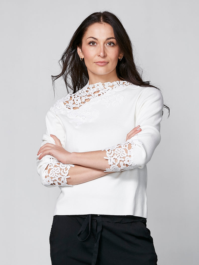 NÜ YUZU blouse Blouses 110 Creme