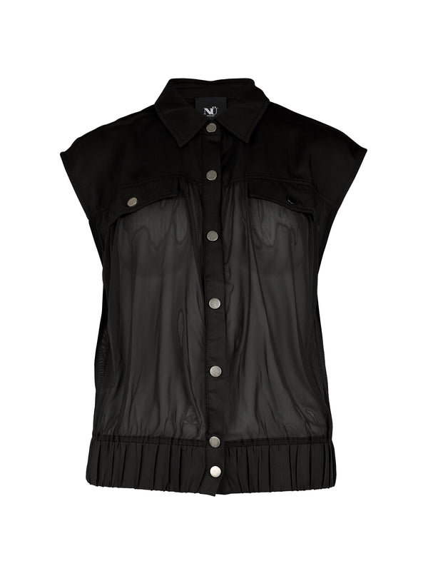 NÜ YVE vest Vests Black