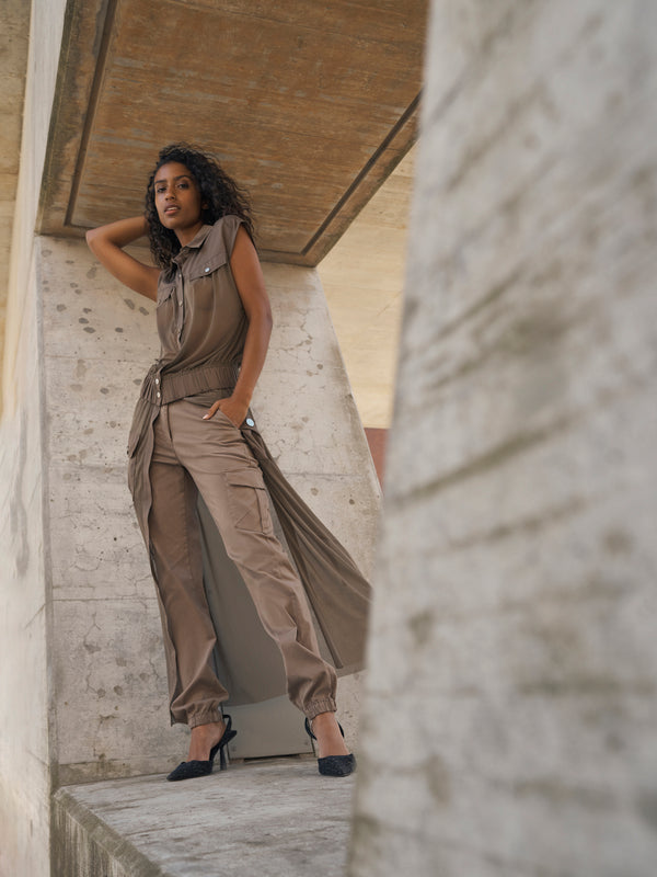 NÜ YVE wrap skirt Skirts 230 Mud