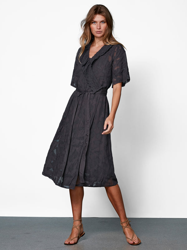 NÜ ZAYA dress Dresses 987 dark grey