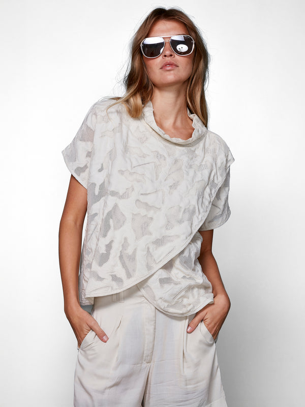 NÜ ZAYA top Tops and T-shirts 112 Bone