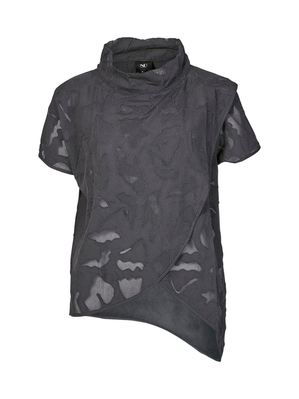 NÜ ZAYA top Tops and T-shirts 987 dark grey