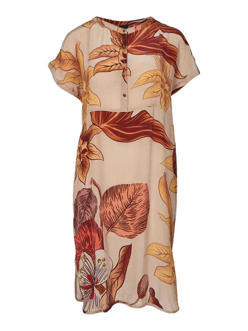 NÜ ZENTA tunic Dresses 658 Terracotta Mix