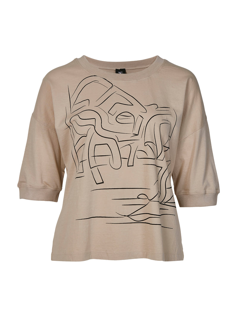 NÜ ZILLA tee Tops and T-shirts 522 Wheat