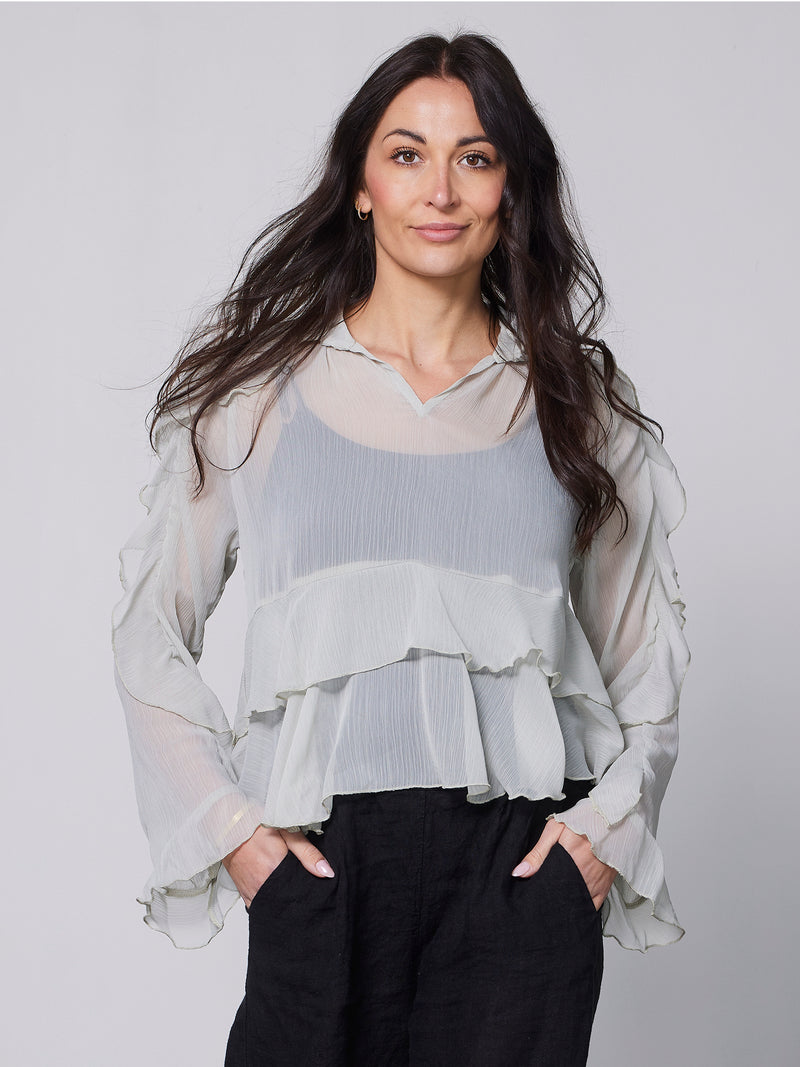 NÜ Zen blouse Blouses 112 Bone