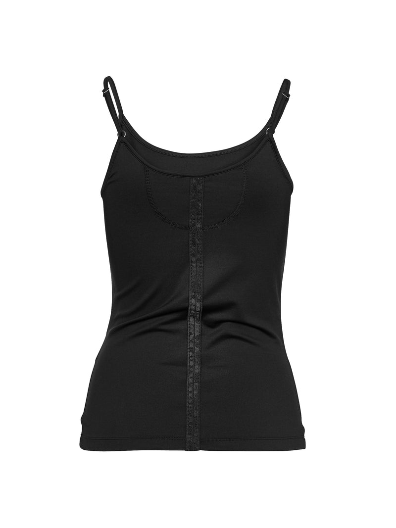 NÜ RUN top with straps Tops and T-shirts Black